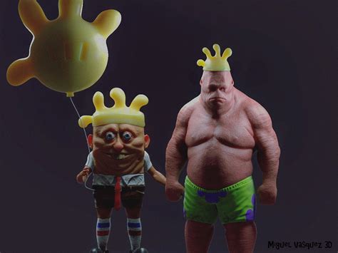 An Artist Drew Spongebob As A Real Life Human And Im Canceling The