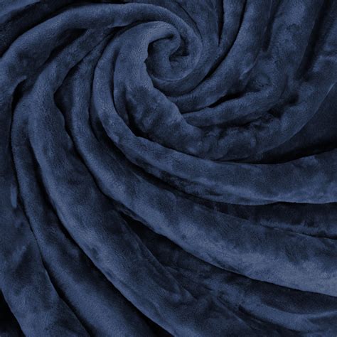 Bare® Home Velvety Microplush Blanket Velvet Blanket Dark Blue Blanket Bed Blanket