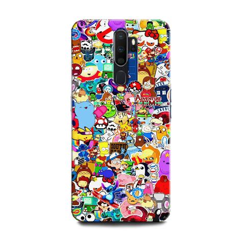 indicraft back cover for oppo a5 2020 cph1931 designer printed abstract cartoon art mess
