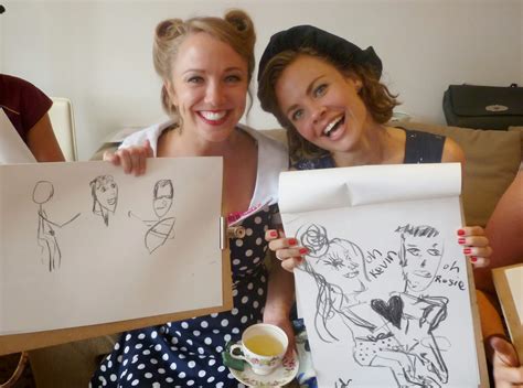 Hen And Stag Life Drawing Co Fabulous Elegant Hen Do Life Drawing Party With A 40s Style Theme