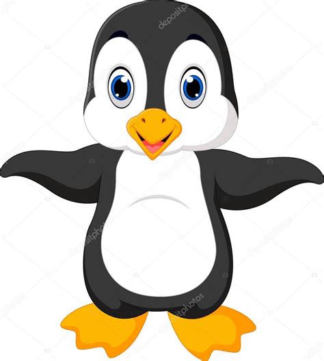 Cute Penguin Cartoon — Stock Vector © Hermandesign2015 135242714