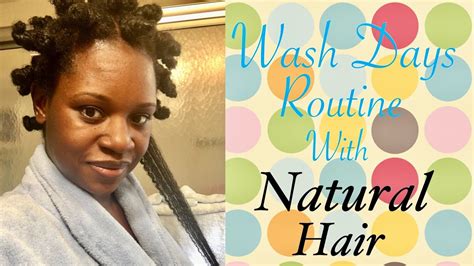 Wash Day Routine With Natural Hair Youtube