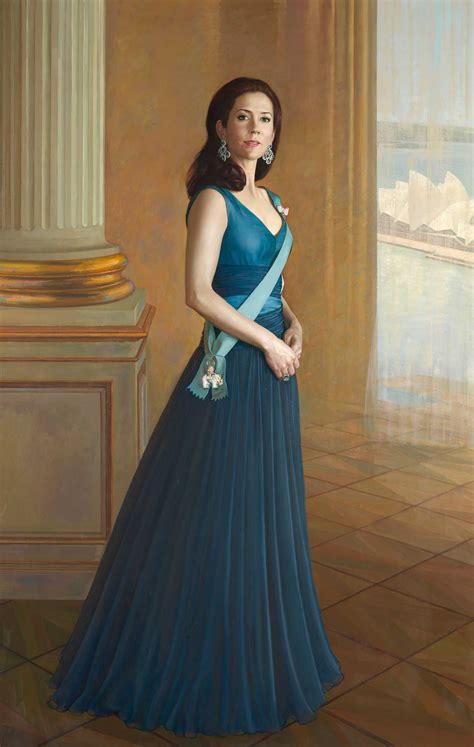 portrait of hrh crown princess mary of denmark national portrait my xxx hot girl