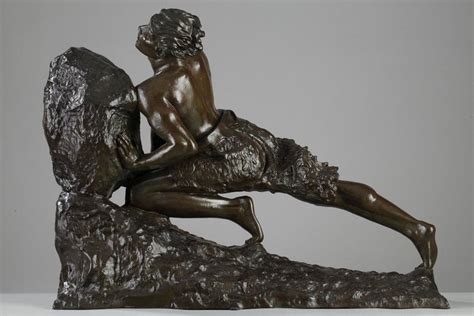 His violation of the hospitality tradition angered the gods. Bronze Sculpture: the Myth of Sisyphus by Emile Gregoire ...