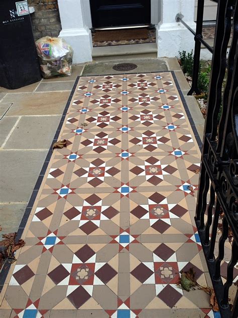Victorian And Edwardian Mosaic Tile Path London London Garden Design