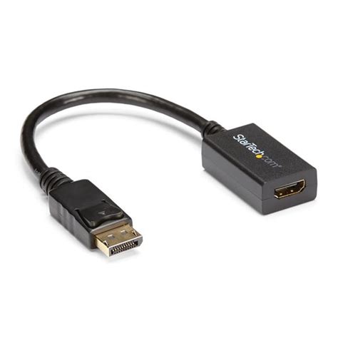 I bought a displayport to hdmi adapter, but there is no signal found. DisplayPort to HDMI - DisplayPort HDMI Adapter | StarTech ...