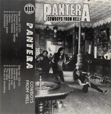Pantera Cowboys From Hell Cassette Discogs
