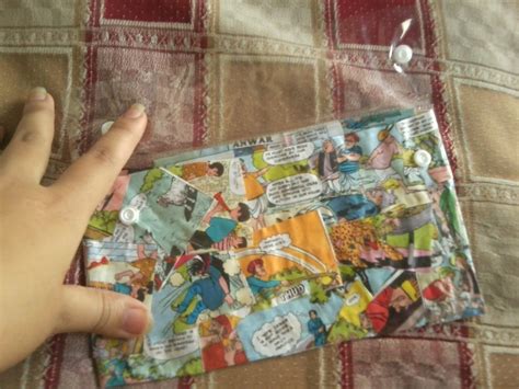 Make Your Own Comic Pouch · How To Make A Paper Clutch · Papercraft On