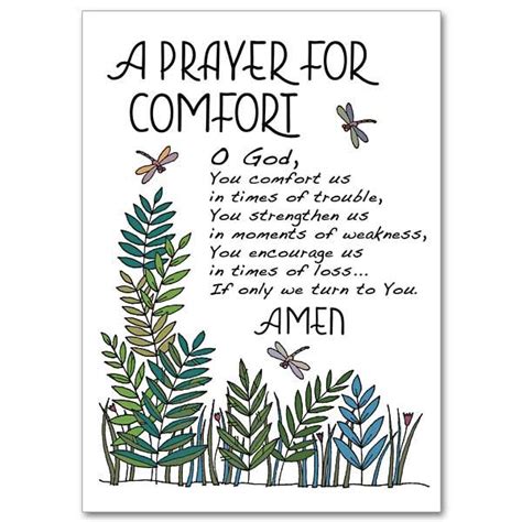 A Prayer For Comfort Praying For You Card Sympathy Prayer For