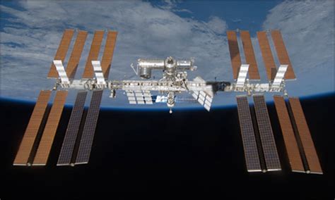 The crosshair indicates the current ground point. BBC NEWS | Science & Environment | Russia 'to save its ISS ...