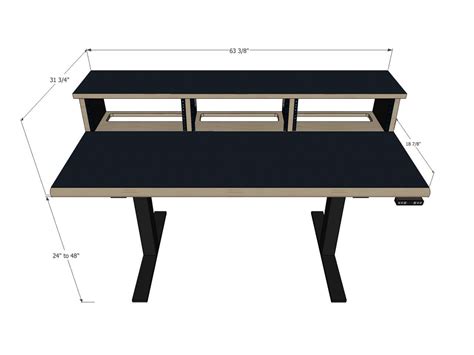 11 diy cardboard computer stand. SCS Elevation Workstation 4x3 Studio Desks (With images) | Studio desk, Desk, Recording studio home