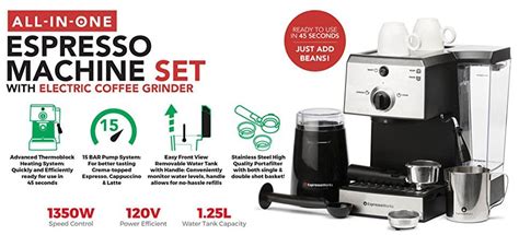 The delonghi ecam44.660.b fully automatic eletta cappuccino coffee machine is designed with features that make it a favorite among many coffee enthusiasts. Amazon.com: 7 Pc All-In-One Espresso & Cappuccino Maker ...