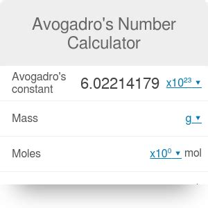 How to find the avogadro's number for copper? Avogadro's Number Calculator - Omni