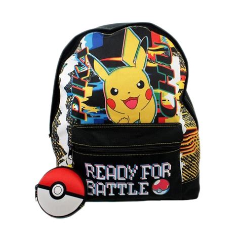 Pokemon Pikachu Ready For Battle Backpack 5036278084805 Ebay