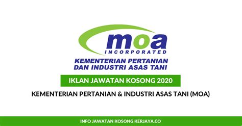 Jawatan Kosong Terkini Kementerian Pertanian dan Industri ...
