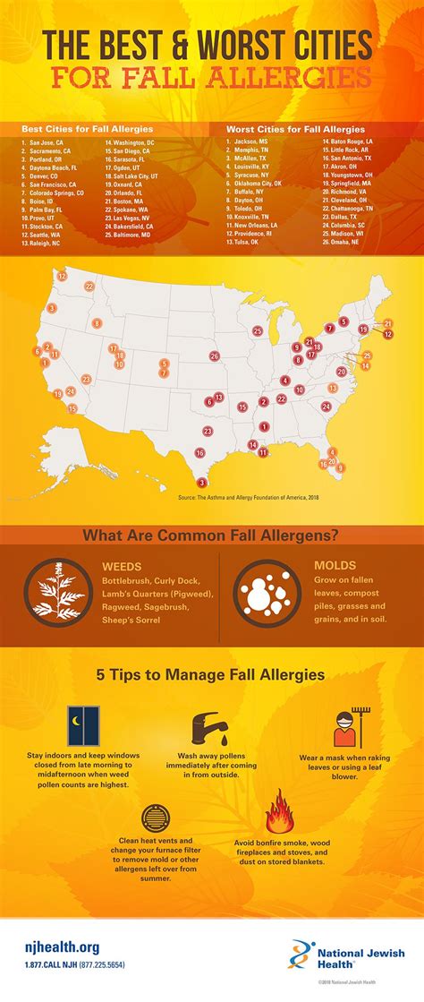 Where Are Fall Allergies The Worst Fall Allergies Allergies