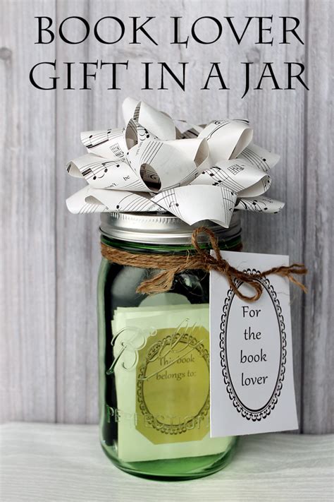 Book Lover T In A Jar Arts And Crafts Idea Angie Holden The