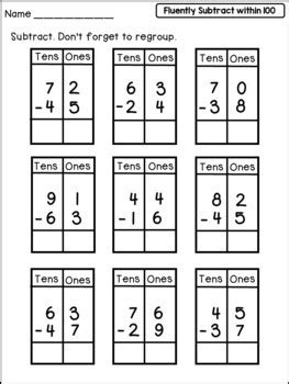 2nd Grade Addition and Subtraction Worksheets by Dana's Wonderland