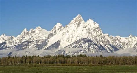 Teton Range Mountains Wyoming United States