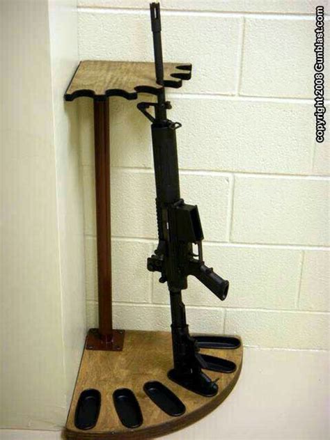 Utilize type a two lock organisation for rifle cabinets. Corner Gun Rack Plans - WoodWorking Projects & Plans