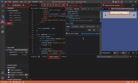Integration With Visual Studio Code Debugging Microsoft Edge