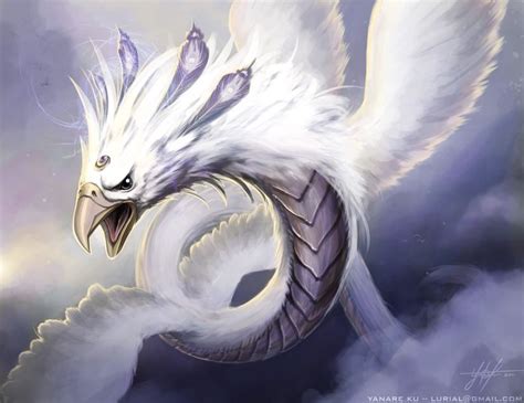 Dragon Of Wind The Elementals Yanare Ku Mythical Creatures Art