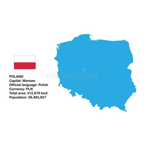 Karte Von Polen Vektor Abbildung Illustration Von Land 81603732