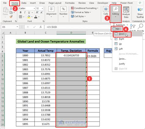 How To Copy Formula Down Entire Column In Excel 5 Easy Ways