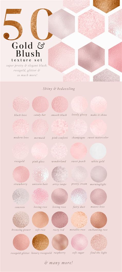 By the color categories a man is served better with the desired complexions. 50 Gold & Blush Textures ~ Textures ~ Creative Market