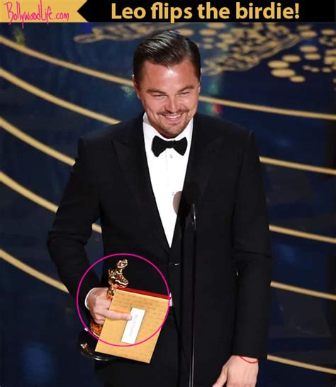 Smooth Leonardo Dicaprio Gives The Oscars A Middle Finger And We Bet