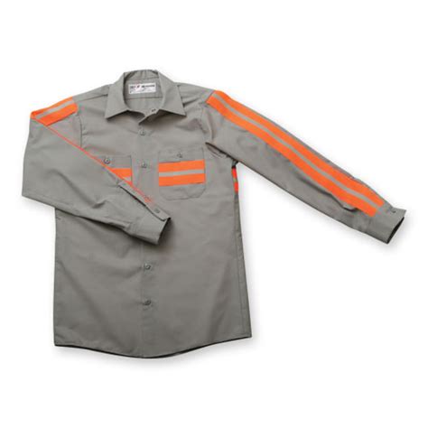 2888 Vestis Long Sleeve Enhanced Visibility Shirt From Aramark