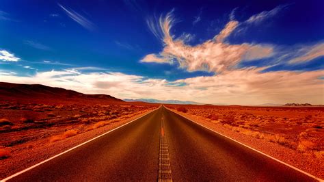 Download Free Hd Desert Highway Desktop Wallpaper In 4k