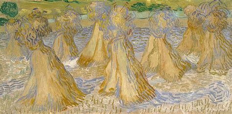 Sheaves Of Wheat Painting By Vincent Van Gogh