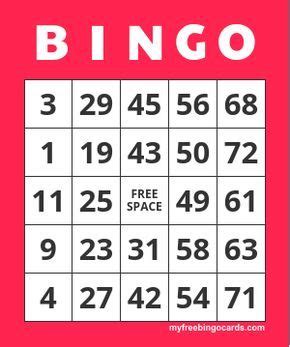 9 18 29 33 43. free printable number bingo card generator | Free ...