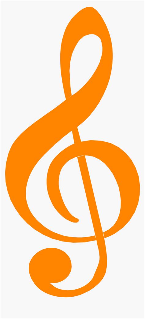 Musical Notes Clipart Cute Treble Clef Hd Png Download Transparent