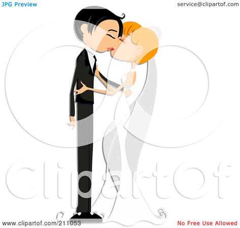 Royalty Free Rf Clipart Illustration Of A Young Bride And Groom