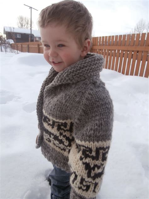 Both sweater and sweatshirt are made to keep you warm; Honey Nutbrown's: Knitting!: Northern Whale Cowichan ...