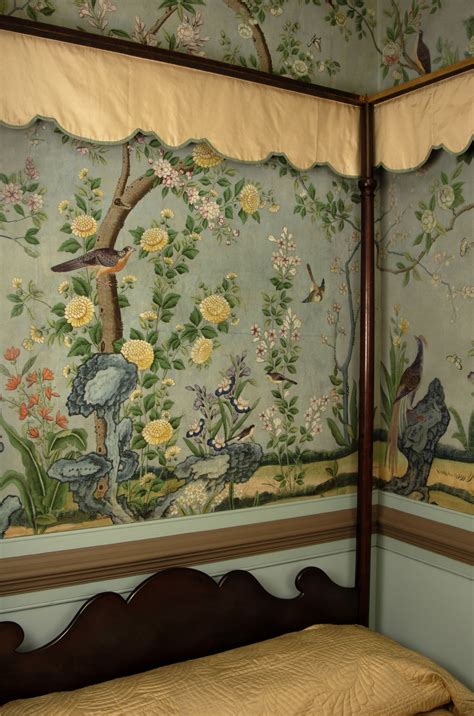 Chinoiserie Wallpaper Chinoiserie Chic Mural Wallpaper Bedroom