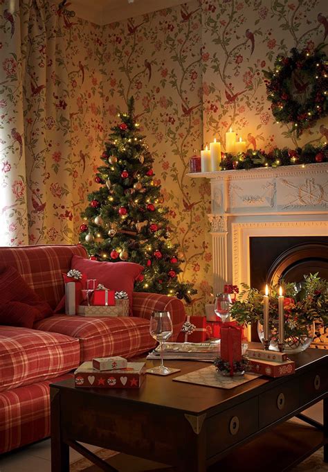 20 Warm Cozy Christmas Living Room