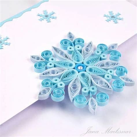 Blue Snowflake Quilling Designs Paper Quilling Patterns Quilling