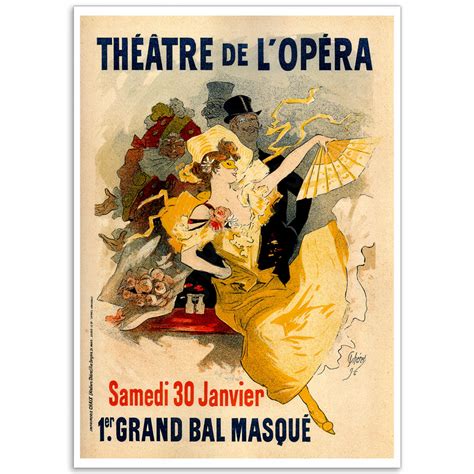 Jules Cheret Theatre De Lopera 1896 Art Nouveau Poster Just Posters