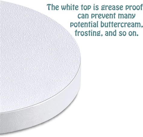 Buy White Cake Drums Round 10 Inch Cake Boards With 12 Inch Thick