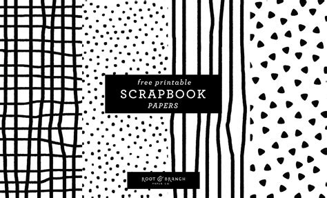 Free Printable Scrapbook Paper Black And White Discover The Beauty Of