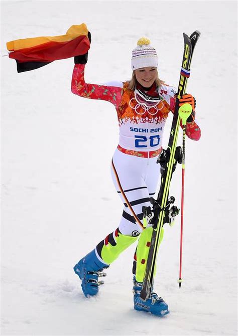 Sochi 2014 Maria Hoefl Riesch Is Germanys Golden Girl Once Again In