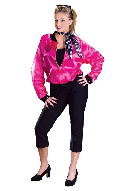 50s Rock N Roll Pink Women Jacket Costume Dancewear Costumes