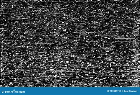 Video Signal Noise Tv Screen Signals Glitch Digital Television Error