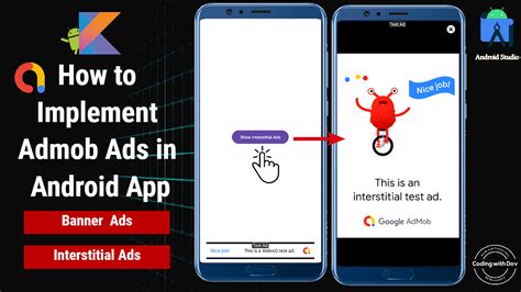 How To Implement Admob Ads In Android Studio Banner And Interstitial