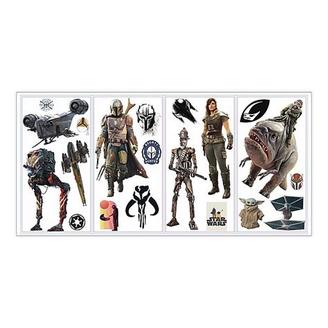 Roommates 20 Piece Star Wars The Mandalorian Peel And Stick Wall