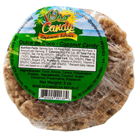 Dulce De Coco Coconut Candy Prct Trading