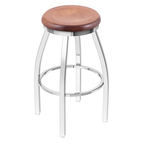 holland bar stool co misha 25 in swivel counter stool with wood seat